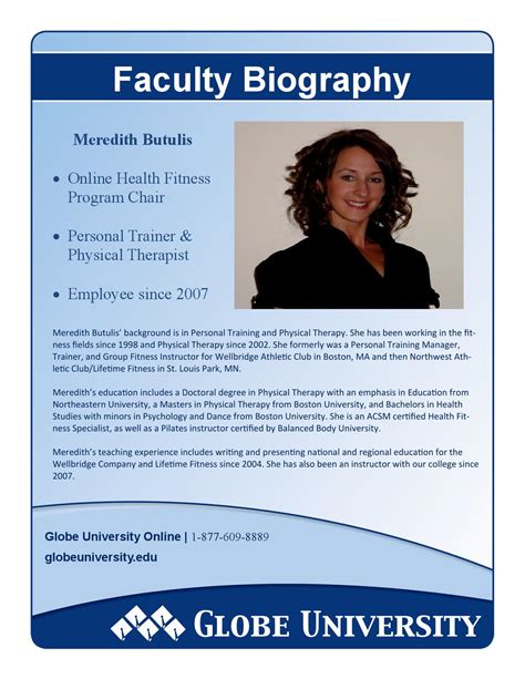 Faculty Bios 